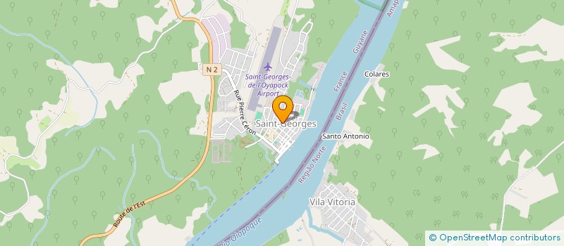 localisation de l'entreprise MADAME EUGENIE ESTAMY à SAINT-GEORGES