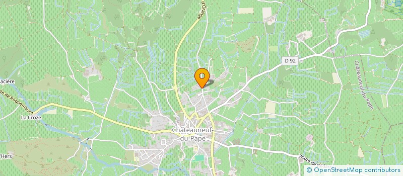 localisation de l'entreprise MADAME EUGENIE FABRE  CHATEAUNEUF-DU-PAPE