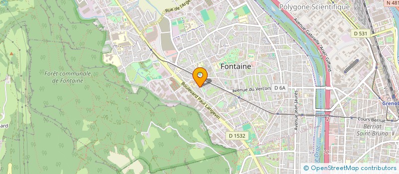 localisation de l'entreprise MADAME EUGENIE FAUNY  FONTAINE