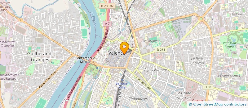 localisation de l'entreprise MADAME EUGENIE FAVRE à VALENCE