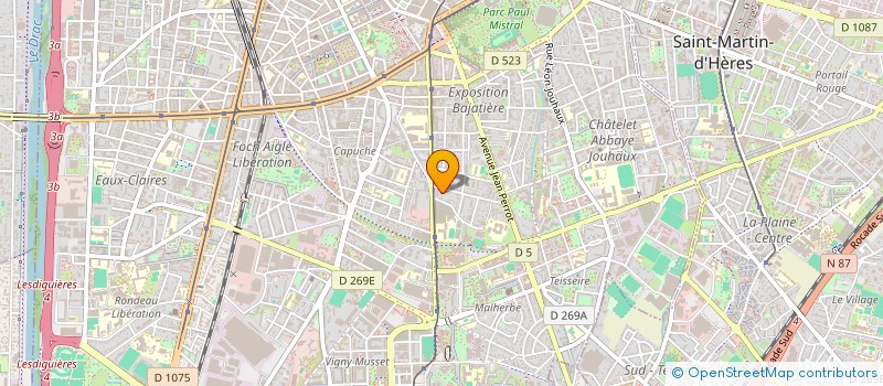 localisation de l'entreprise MADAME EUGENIE FOLI  GRENOBLE