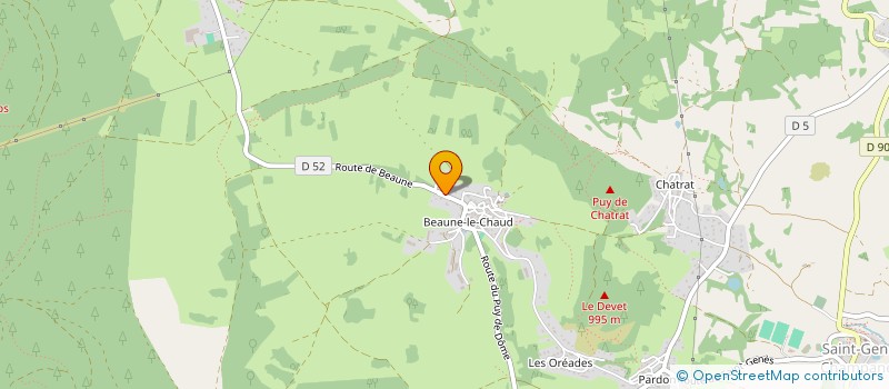 localisation de l'entreprise MADAME EUGENIE FONTBONNE  SAINT-GENES-CHAMPANELLE