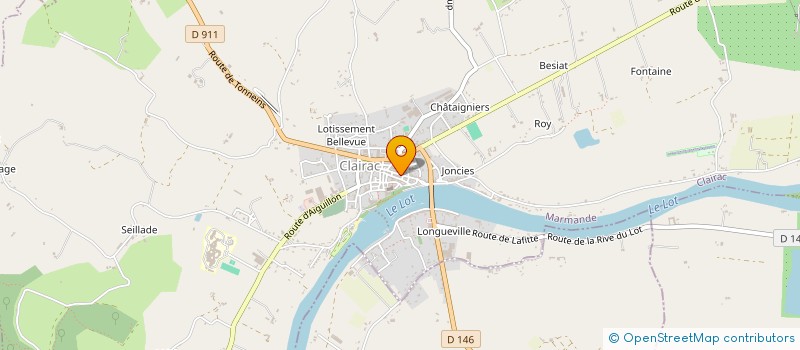 localisation de l'entreprise MADAME EUGENIE GABARRE  CLAIRAC