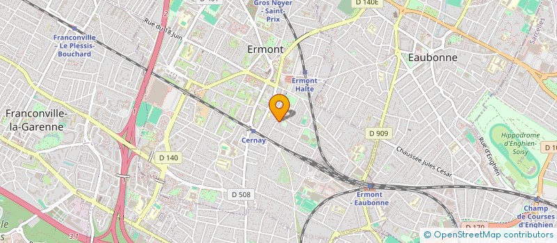 localisation de l'entreprise MADAME EUGENIE GARCIA  ERMONT