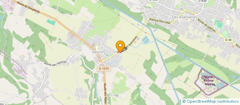 localisation de l'entreprise MADAME EUGENIE GILBERTON  LES AVENIERES VEYRINS-THUELLIN