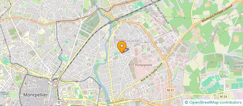 localisation de l'entreprise MADAME EUGENIE GLOSSIER à MONTPELLIER