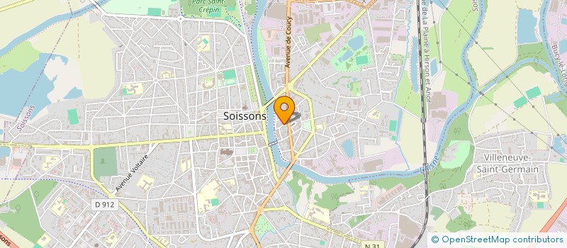 localisation de l'entreprise MADAME EUGENIE GOGUET  SOISSONS