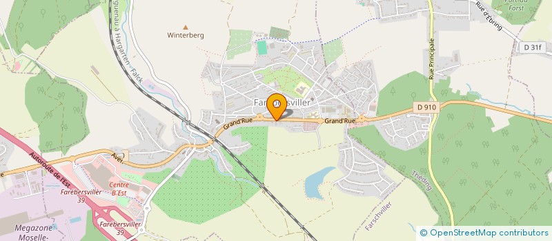 localisation de l'entreprise MADAME EUGENIE GRANDJEAN  FAREBERSVILLER
