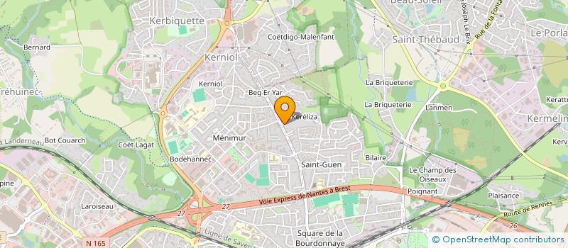 localisation de l'entreprise MADAME EUGENIE GUILLEMETTE à VANNES