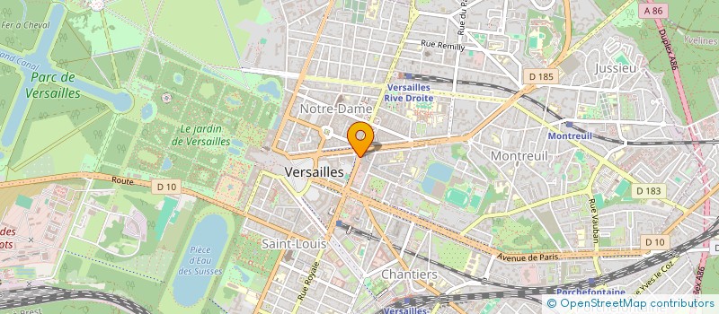 localisation de l'entreprise MADAME EUGENIE GUILLOT à VERSAILLES