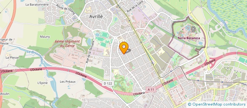 localisation de l'entreprise MADAME EUGENIE GUILMEAU à ANGERS