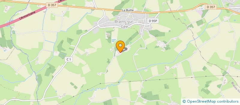 localisation de l'entreprise MADAME EUGENIE HOUSSIN  BRAINS-SUR-GEE