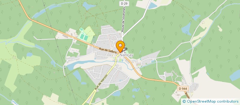 localisation de l'entreprise MADAME EUGENIE HUSSENOT DESENONGES  NANCAY