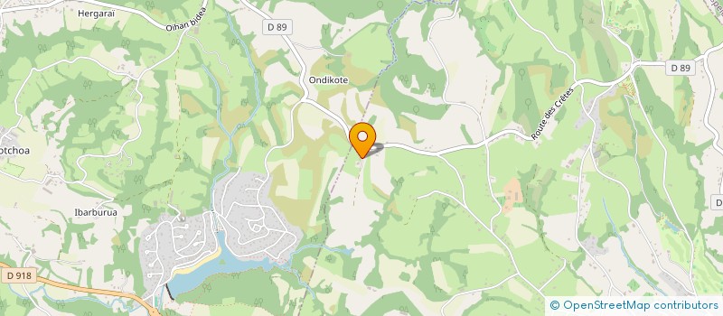 localisation de l'entreprise MADAME EUGENIE ITOIZ  ESPELETTE