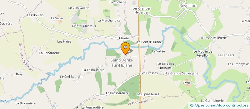 localisation de l'entreprise MADAME EUGENIE JACTAT à SAINT-DENIS-SUR-HUISNE