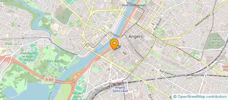 localisation de l'entreprise MADAME EUGENIE KUNTZ  ANGERS