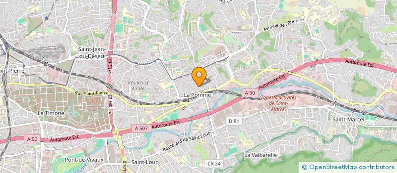 localisation de l'entreprise MADAME EUGENIE LADOUCE à MARSEILLE