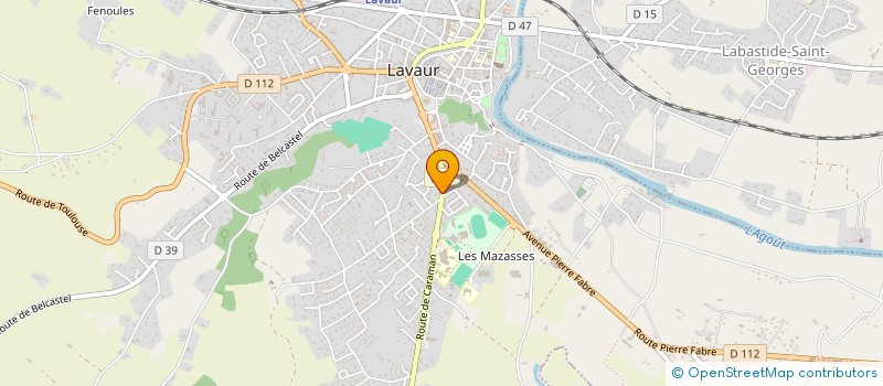 localisation de l'entreprise MADAME EUGENIE LAGARDE à LAVAUR