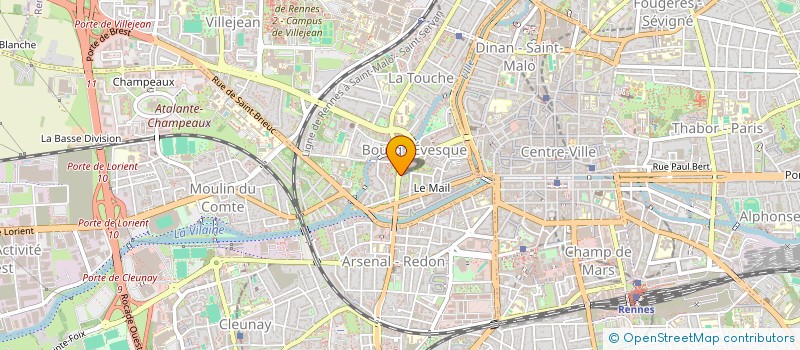 localisation de l'entreprise MADAME EUGENIE LE GRAET  RENNES