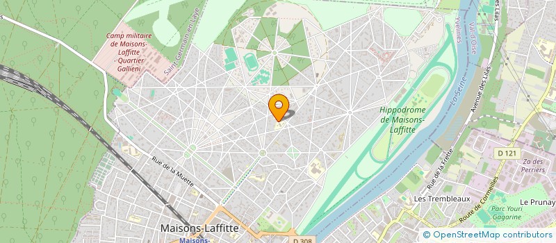 localisation de l'entreprise MADAME EUGENIE LEAU à MAISONS-LAFFITTE