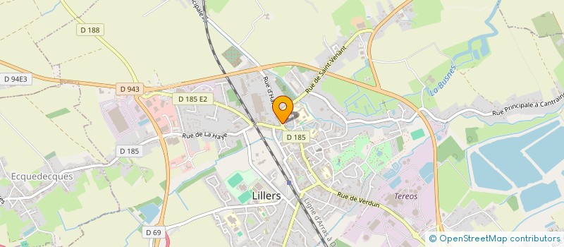 localisation de l'entreprise MADAME EUGENIE LEFEVRE  LILLERS