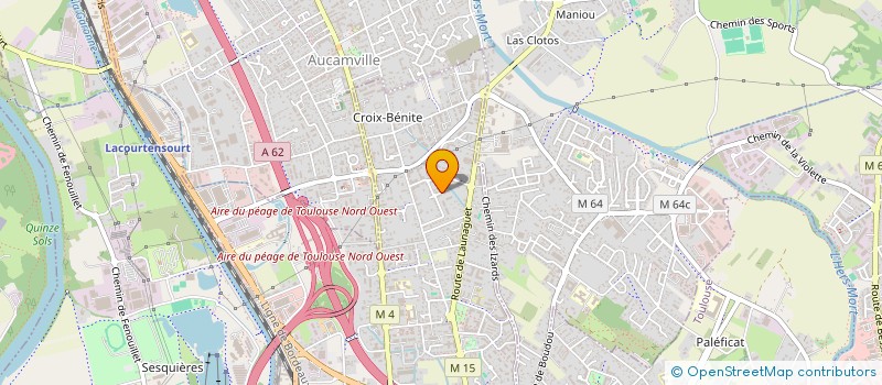 localisation de l'entreprise MADAME EUGENIE LLORET  TOULOUSE