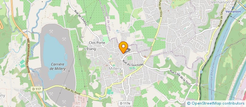 localisation de l'entreprise MADAME EUGENIE LOOF  MILLERY