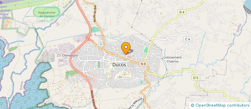 localisation de l'entreprise MADAME EUGENIE MARIE CLAIRE  DUCOS