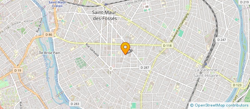 localisation de l'entreprise MADAME EUGENIE MARIE SABY  SAINT-MAUR-DES-FOSSES