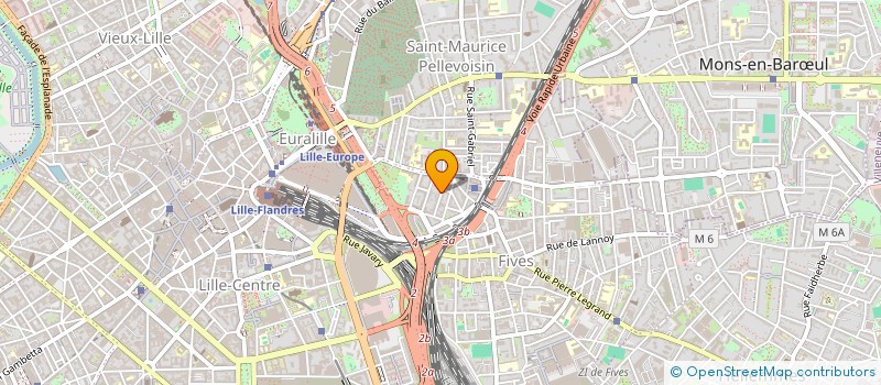 localisation de l'entreprise MADAME EUGENIE MENTRE à LILLE