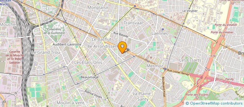 localisation de l'entreprise MADAME EUGENIE MITERO  LYON