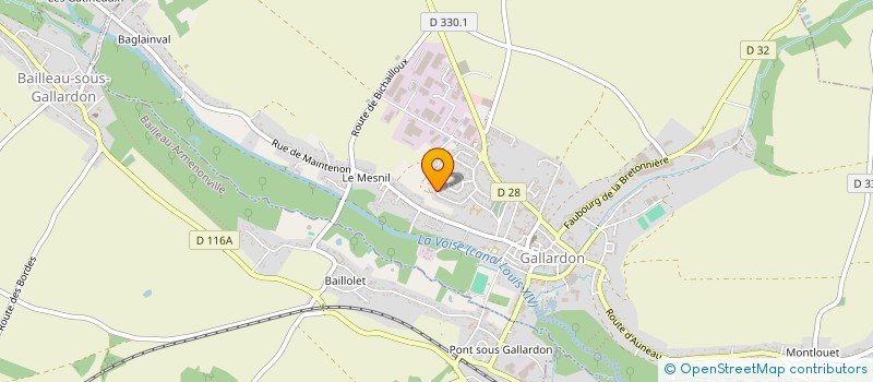 localisation de l'entreprise MADAME EUGENIE MONTHIEUX à GALLARDON