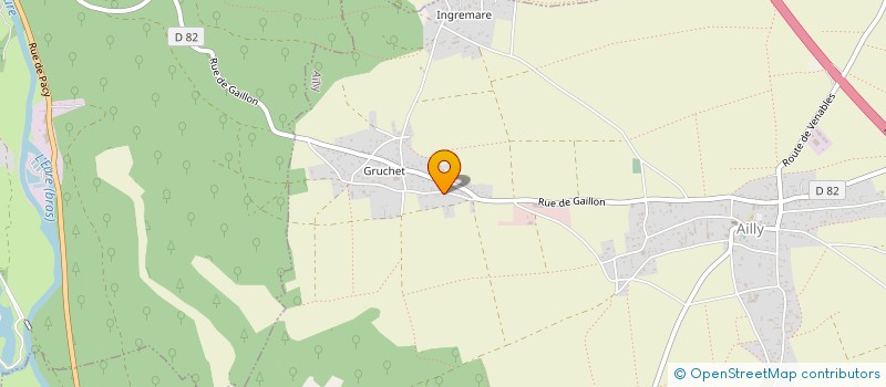 localisation de l'entreprise MADAME EUGENIE MOURIOT  AILLY