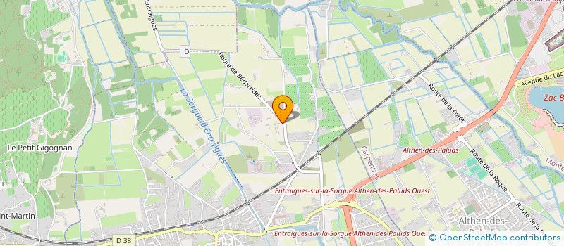 localisation de l'entreprise MADAME EUGENIE MOURIZARD  ENTRAIGUES-SUR-LA-SORGUE