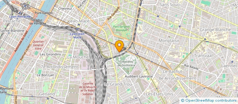 localisation de l'entreprise MADAME EUGENIE NEYRAND à LYON