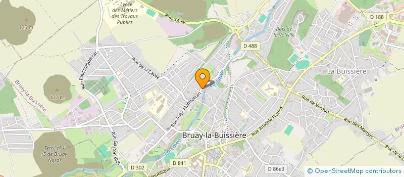 localisation de l'entreprise MADAME EUGENIE PENEL  BRUAY-LA-BUISSIERE