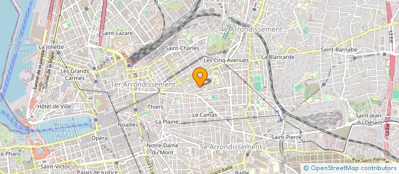 localisation de l'entreprise MADAME EUGENIE PEROUSE à MARSEILLE