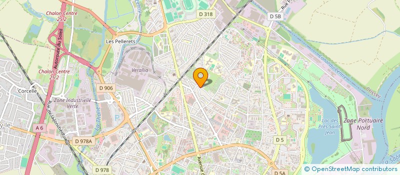 localisation de l'entreprise MADAME EUGENIE PERRIN à CHALON-SUR-SAONE