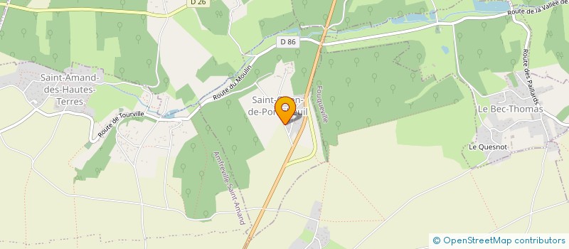 localisation de l'entreprise MADAME EUGENIE PICHARD  SAINT-OUEN-DE-PONTCHEUIL