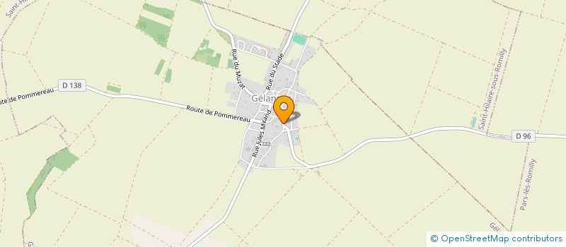 localisation de l'entreprise MADAME EUGENIE REAUX  GELANNES