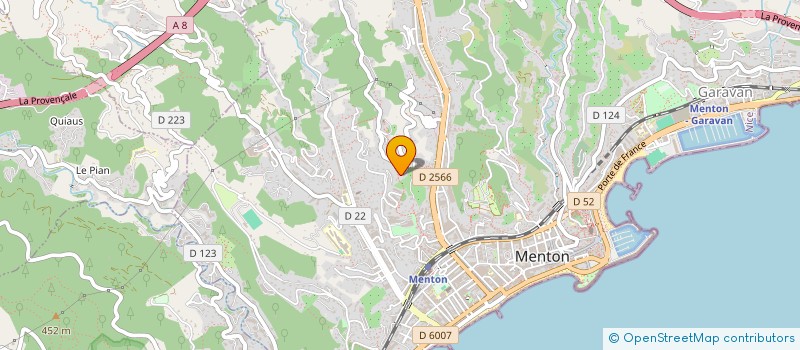 localisation de l'entreprise MADAME EUGENIE RENARD  MENTON