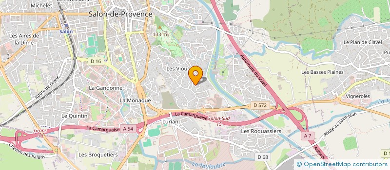 localisation de l'entreprise MADAME EUGENIE RENAUD  SALON-DE-PROVENCE