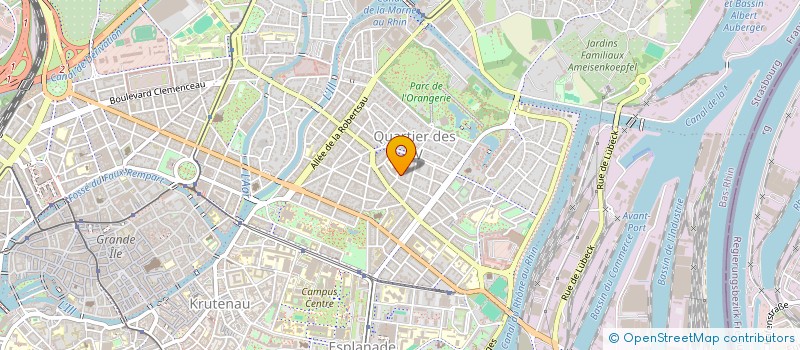 localisation de l'entreprise MADAME EUGENIE RIEDL  STRASBOURG