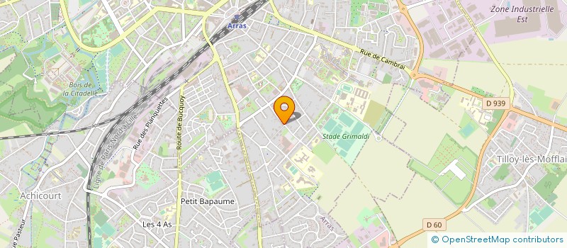 localisation de l'entreprise MADAME EUGENIE ROLAND à ARRAS