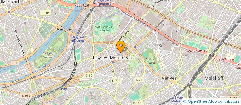 localisation de l'entreprise MADAME EUGENIE ROVERE à ISSY-LES-MOULINEAUX