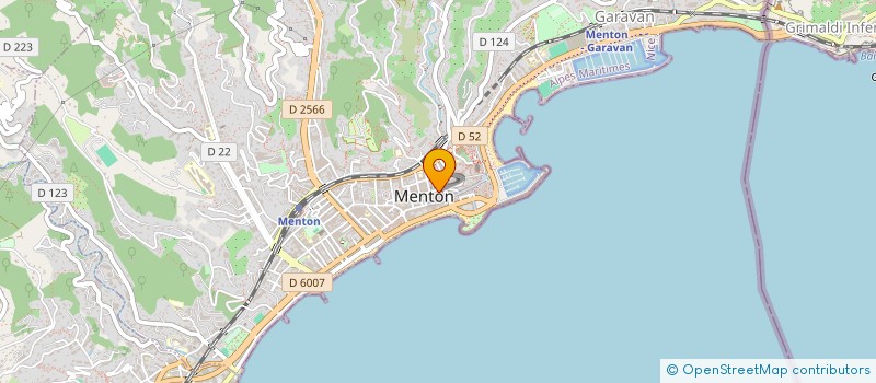 localisation de l'entreprise MADAME EUGENIE ROVIRE  MENTON