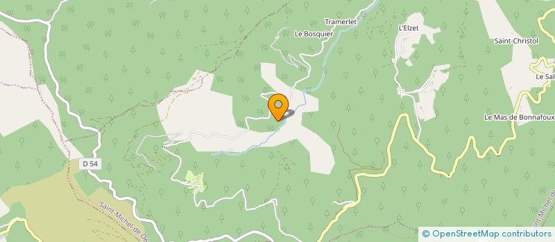 localisation de l'entreprise MADAME EUGENIE SAIBRON  SAINT-MARTIN-DE-BOUBAUX