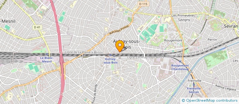 localisation de l'entreprise MADAME EUGENIE SANCHEZ à AULNAY-SOUS-BOIS