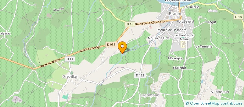 localisation de l'entreprise MADAME EUGENIE SAVARY  GREZILLAC