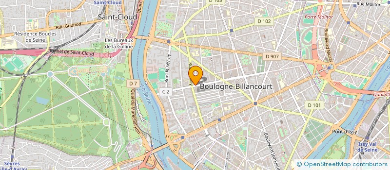 localisation de l'entreprise MADAME EUGENIE SCHERRER à BOULOGNE-BILLANCOURT